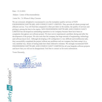 Letter Of Recommendation Wittur